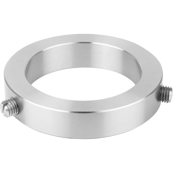 Shaft Collar DIN705, Form:A Grub Screw With Slot, Stainless Steel Bright 90X125, B=22